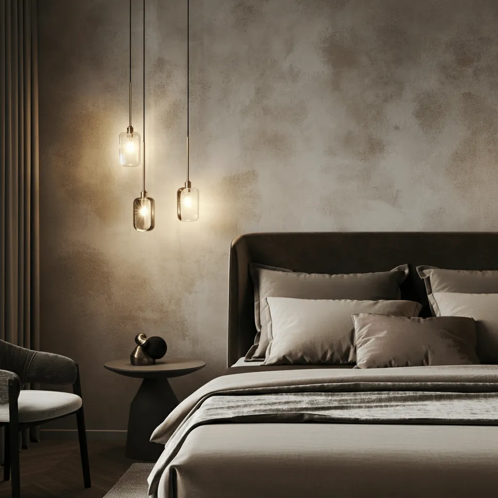 15 Sleek & Stylish Modern Bedroom Decor Ideas for a Chic Makeover 2 Textured Accent Wall Bedroom