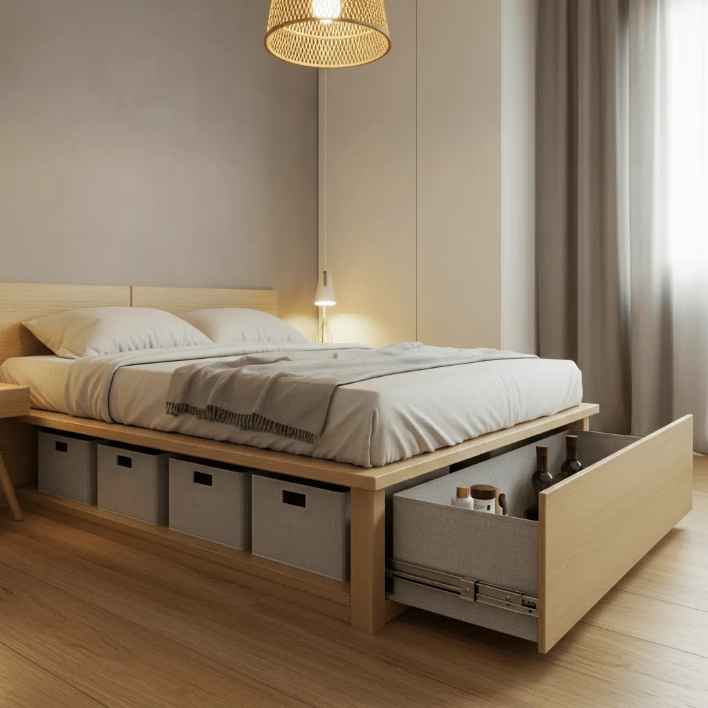 Under-Bed Storage Japandi