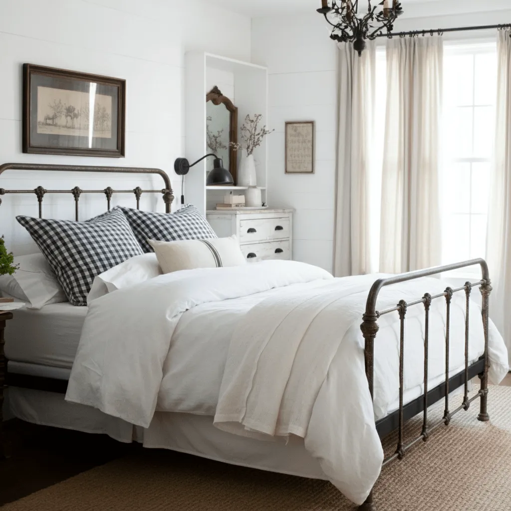 Vintage Iron Bed Frame