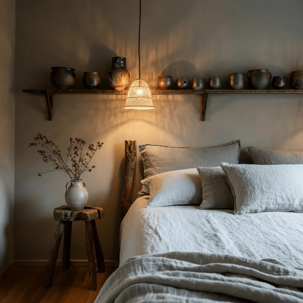 Wabi-Sabi Japandi Bedroom