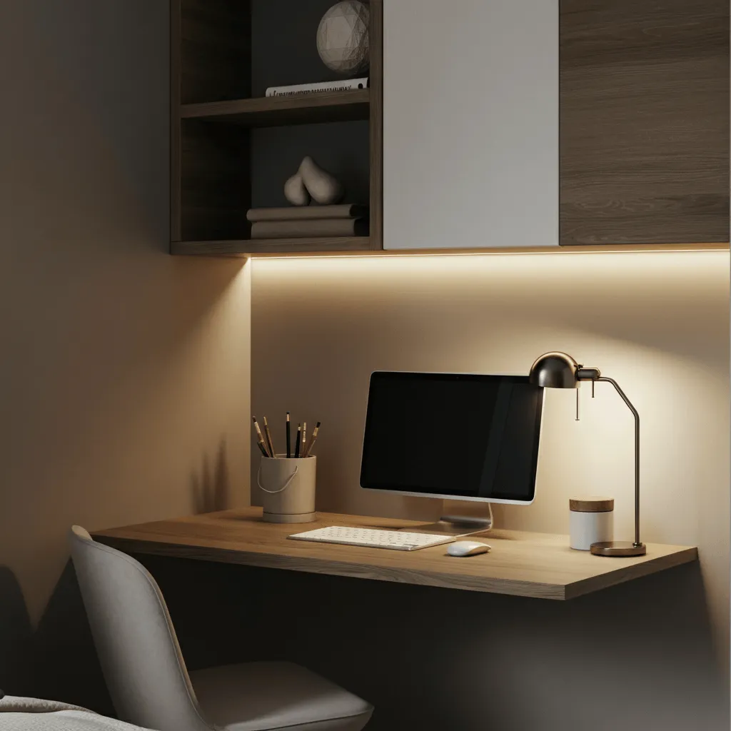 Top 30 Bedroom Wall Decor Styles That Never Go Out of Trend 29 Wall-Mounted Desk