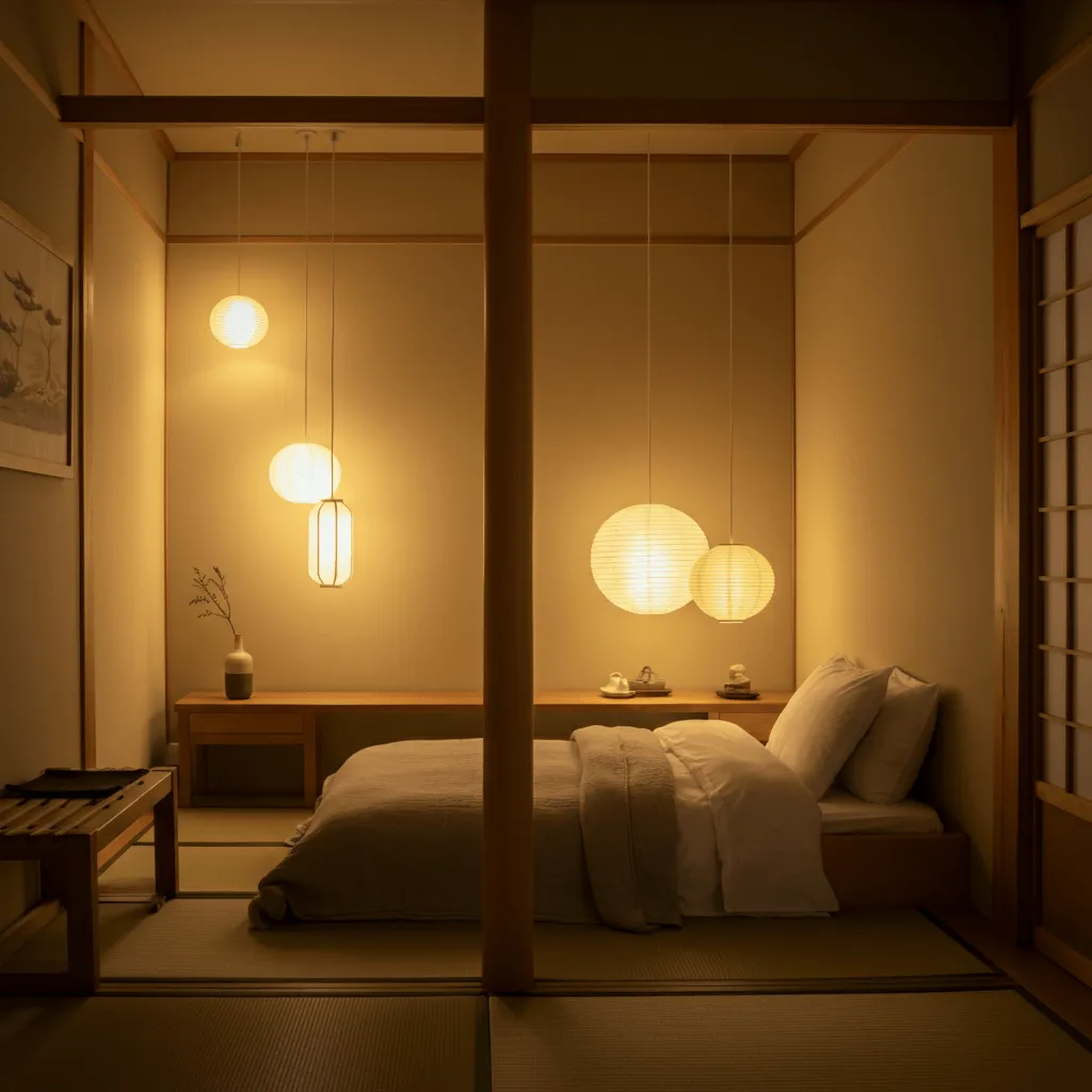 Warm Lighting Japandi