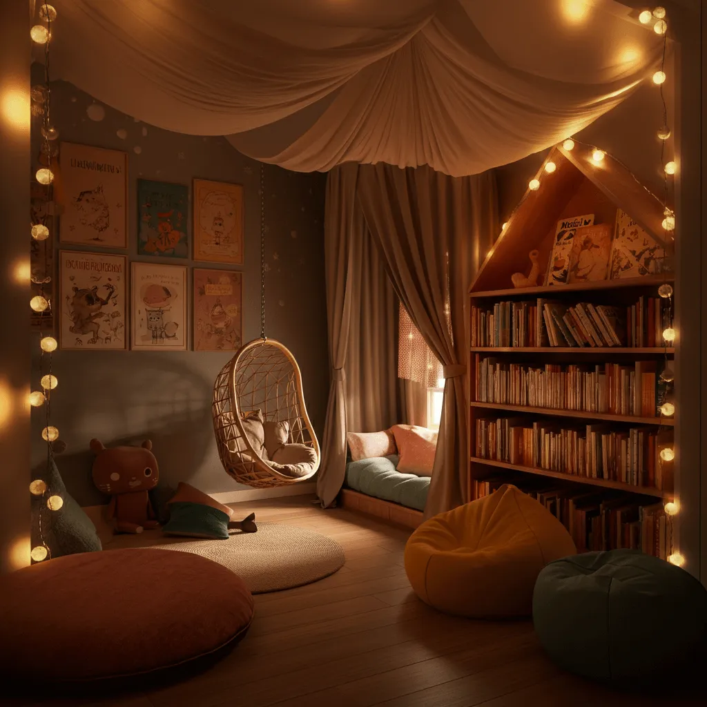 15 Fun & Creative Kids Bedroom Ideas They'll Love 16 Whimsical Reading Nook