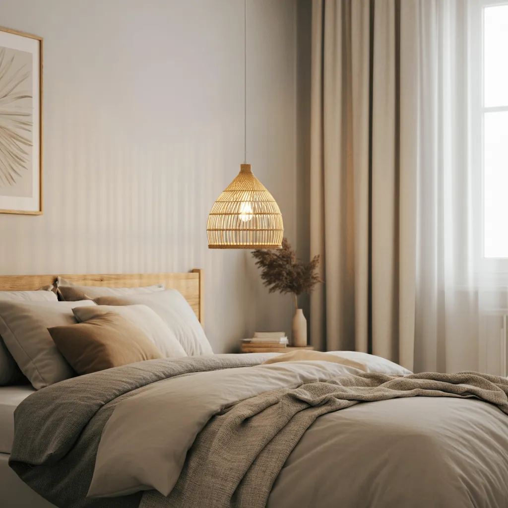Wicker Pendant Light
