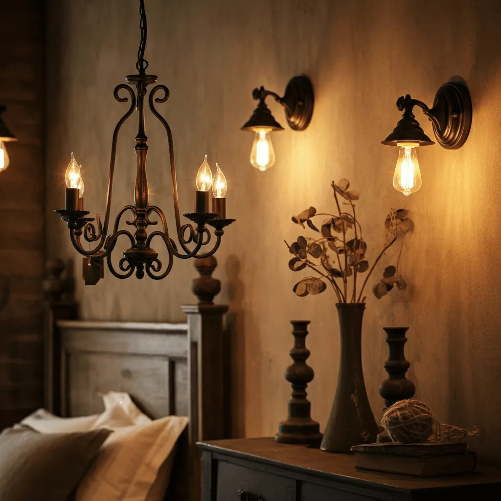 Wrought Iron Light Fixtures
