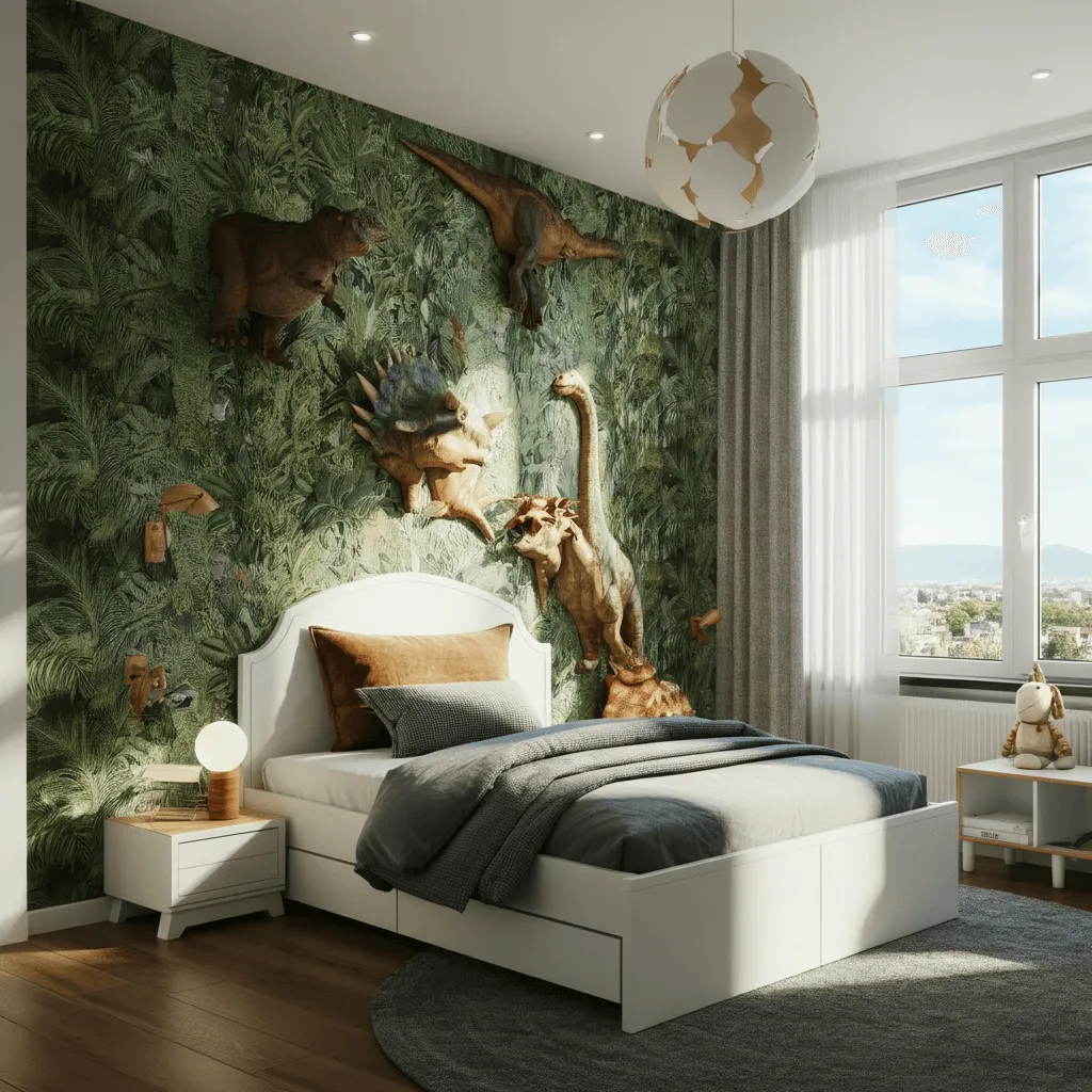 3D Dinosaur Wall Art