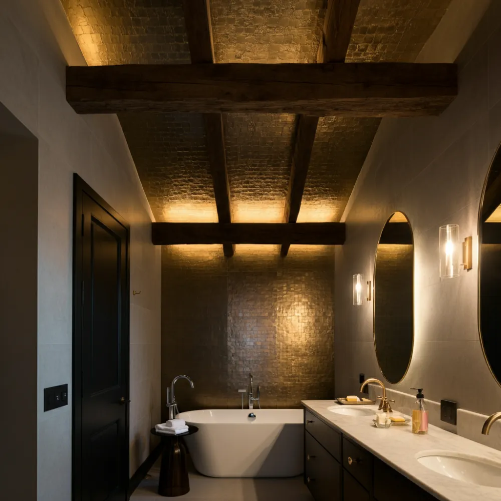 Accent Ceiling Bathroom