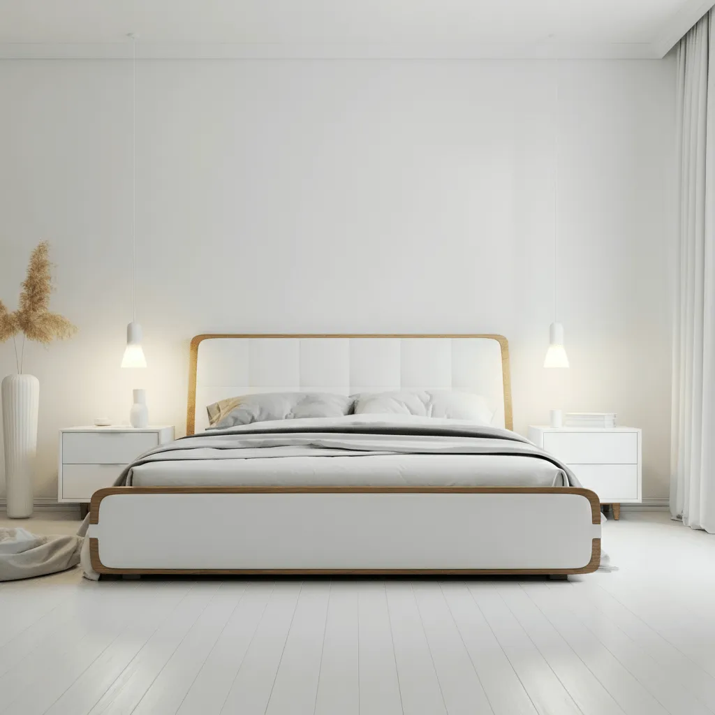 Add a Statement White Bed