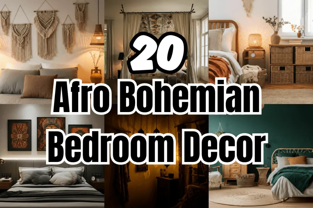 Afro Bohemian Bedroom Decor