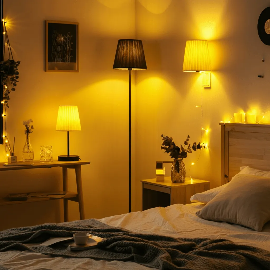 15 Cozy Bedroom Decor Ideas to Transform Your Space 4 Ambient Lighting