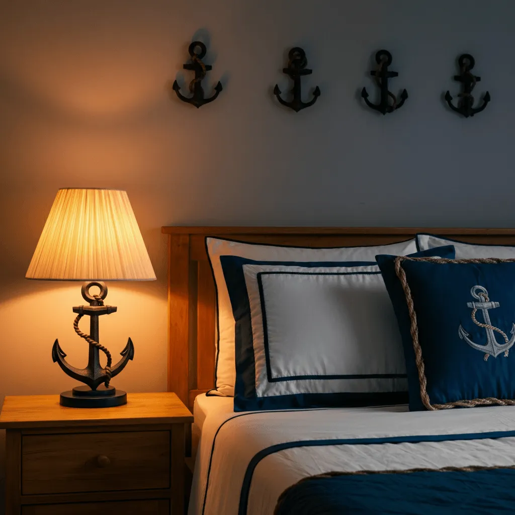 Anchor-Inspired Bedroom Decor