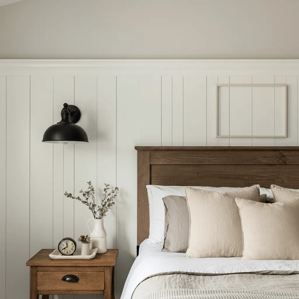 Charming Farmhouse Bedroom Wall Decor Ideas to Try Now 21 Architectural Wall Panels
