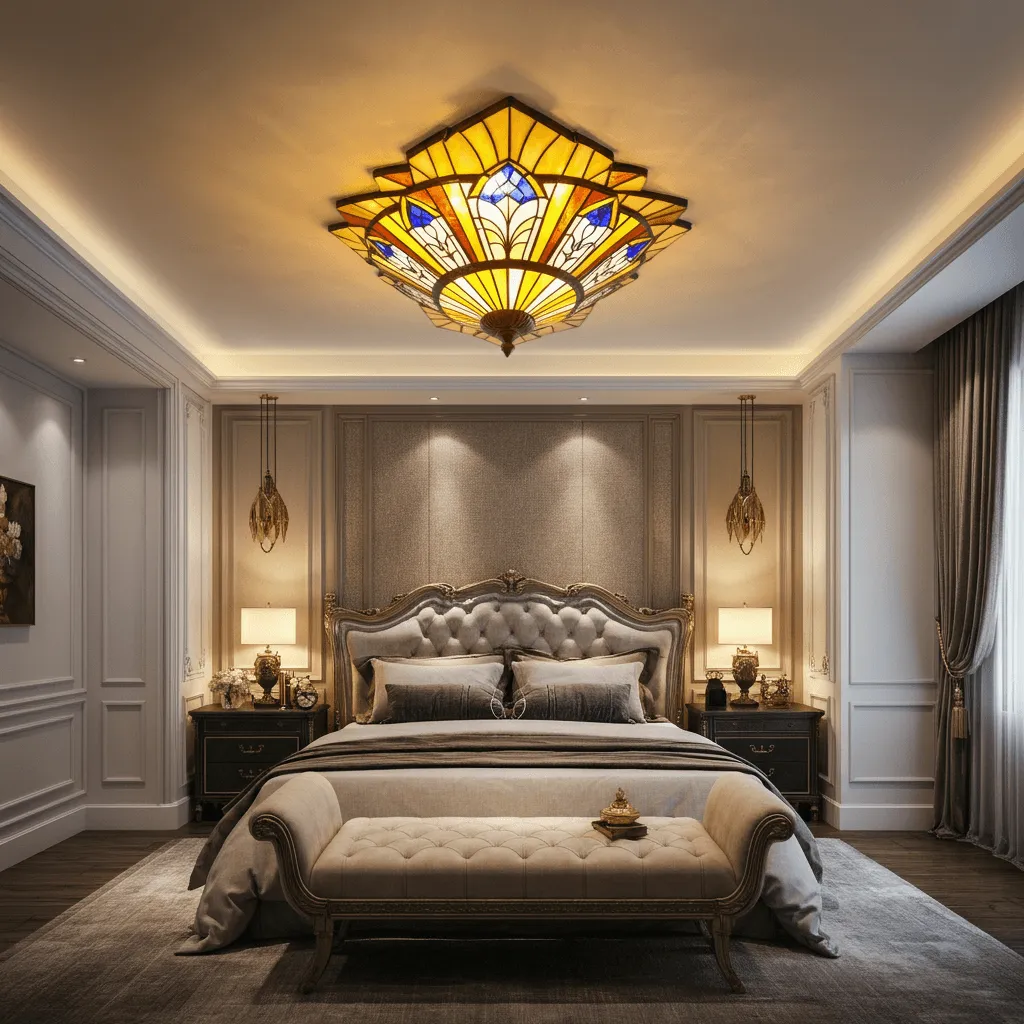 Art Deco Ceiling Fixture