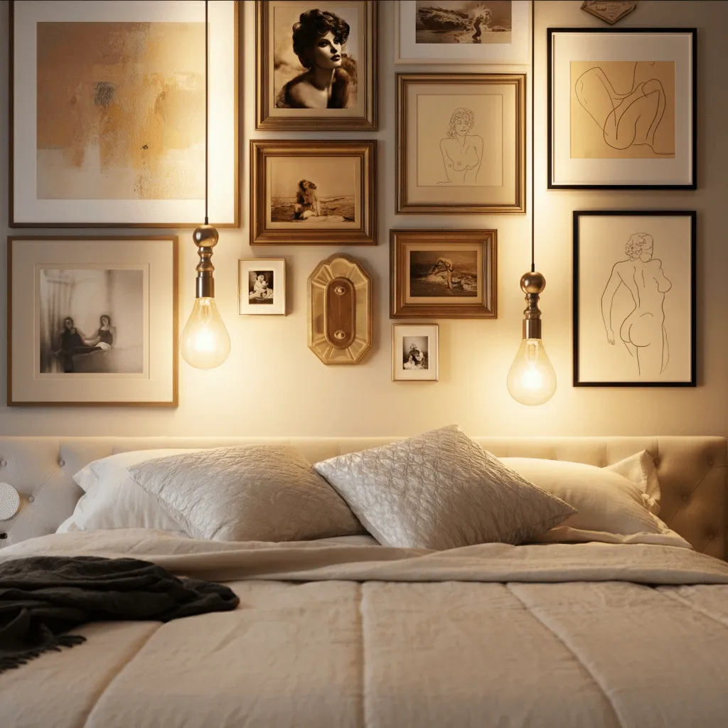 10 Boudoir Bedroom Ideas That Feel Romantic, Bold & Luxurious 10 Artful Wall Decor