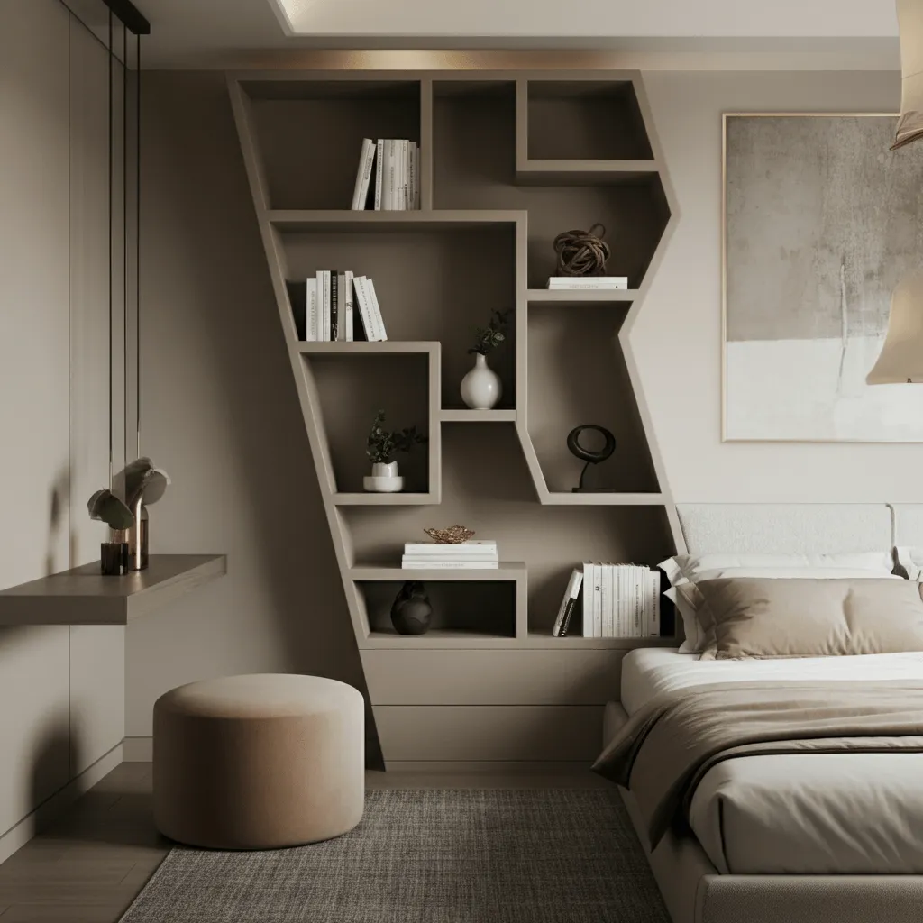 Asymmetrical Bookshelves