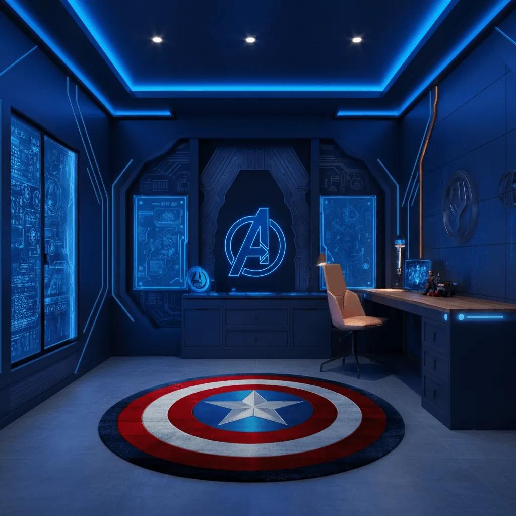 Avengers Control Room Bedroom