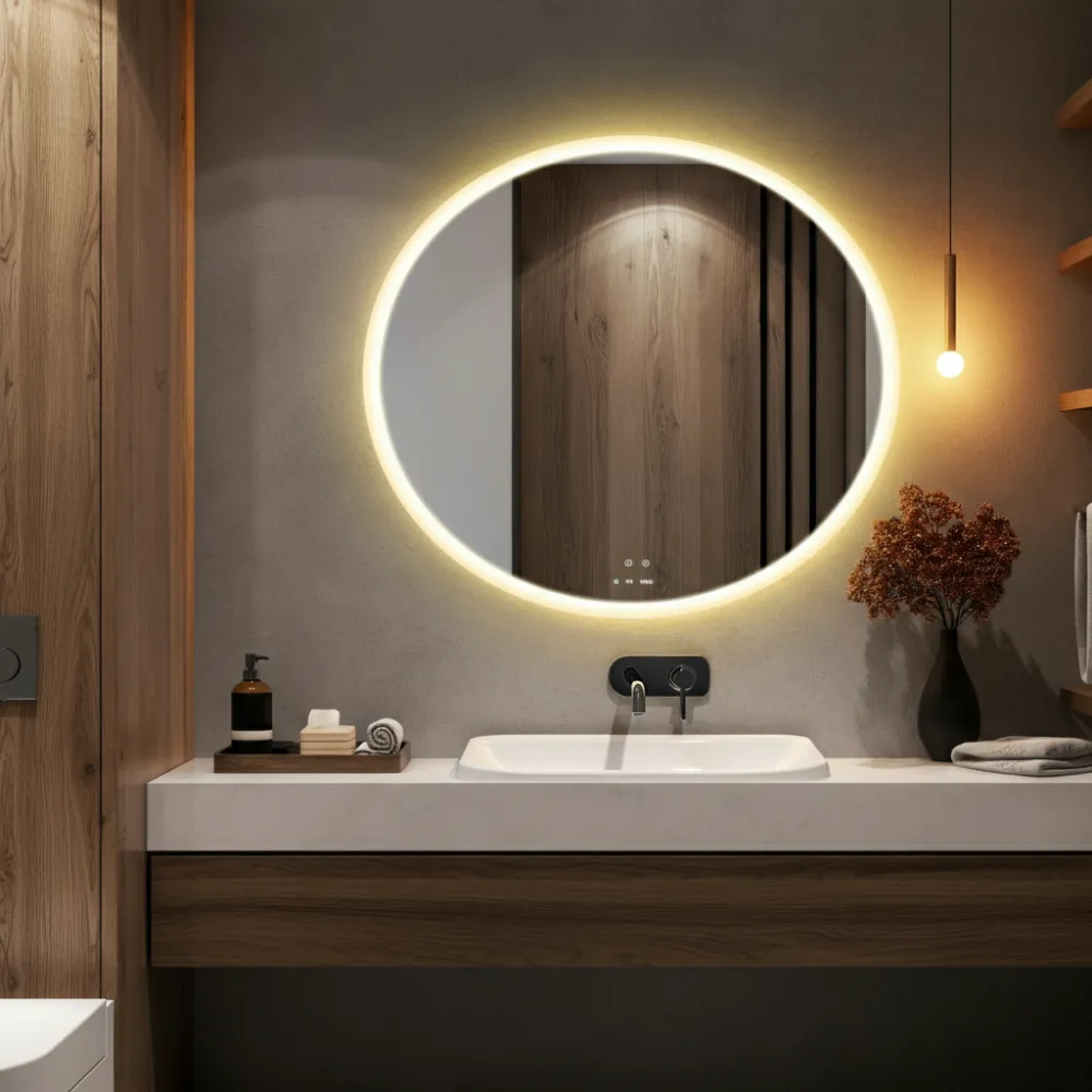 Backlit Mirror Bathroom