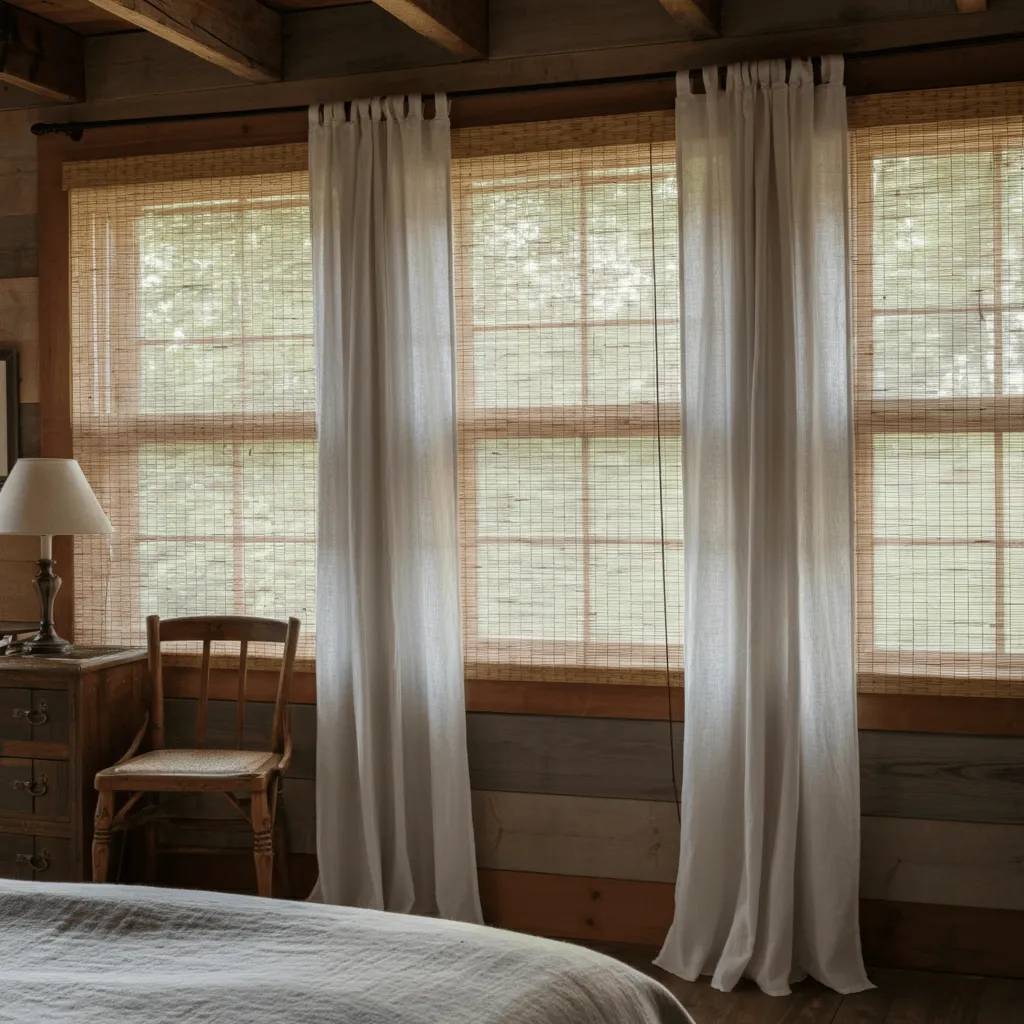 Bamboo Blinds Bedroom
