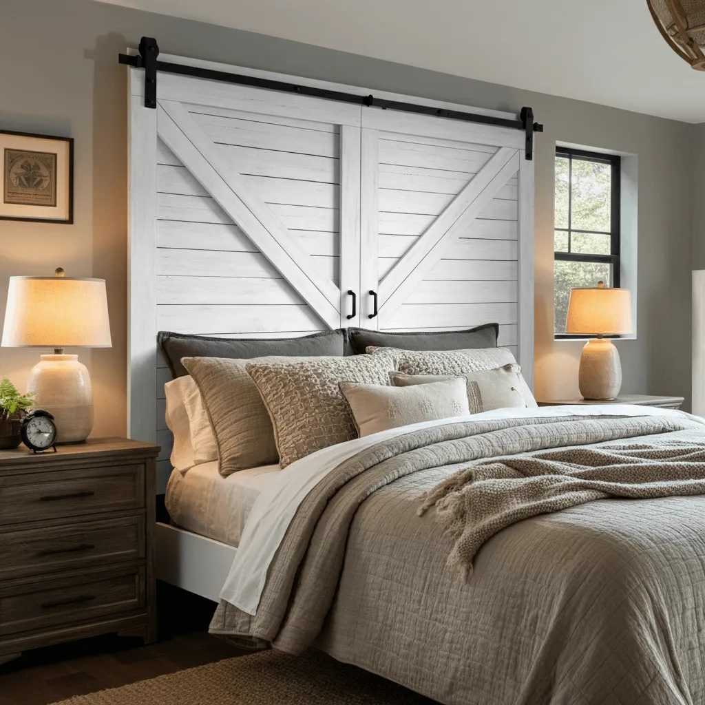 Barn Door Headboard