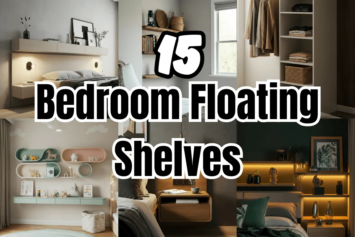 Bedroom Floating Shelves