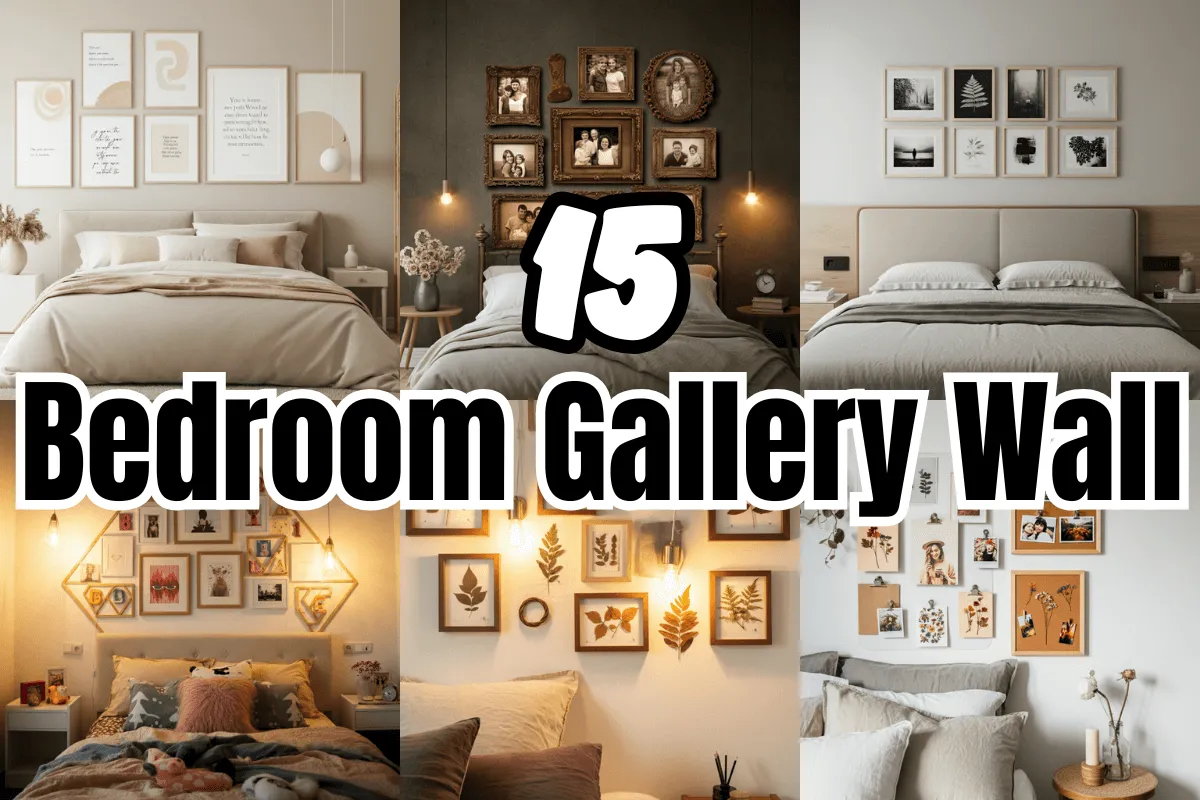 15 Stunning Bedroom Gallery Wall Ideas to Elevate Your Space 1 Bedroom Gallery Wall