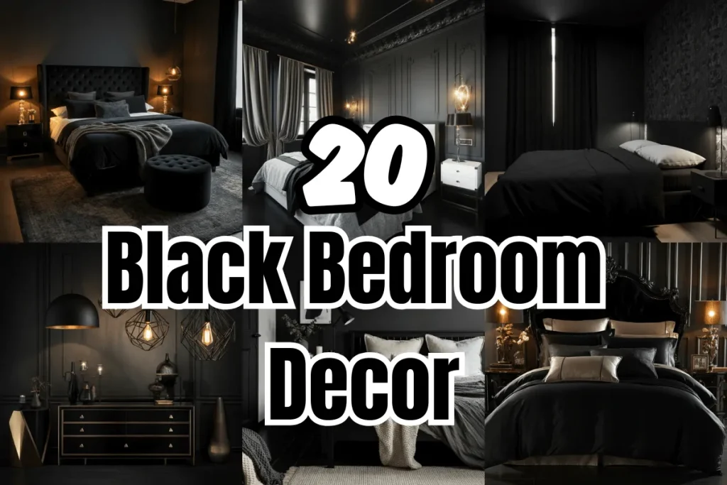 Black Bedroom Decor
