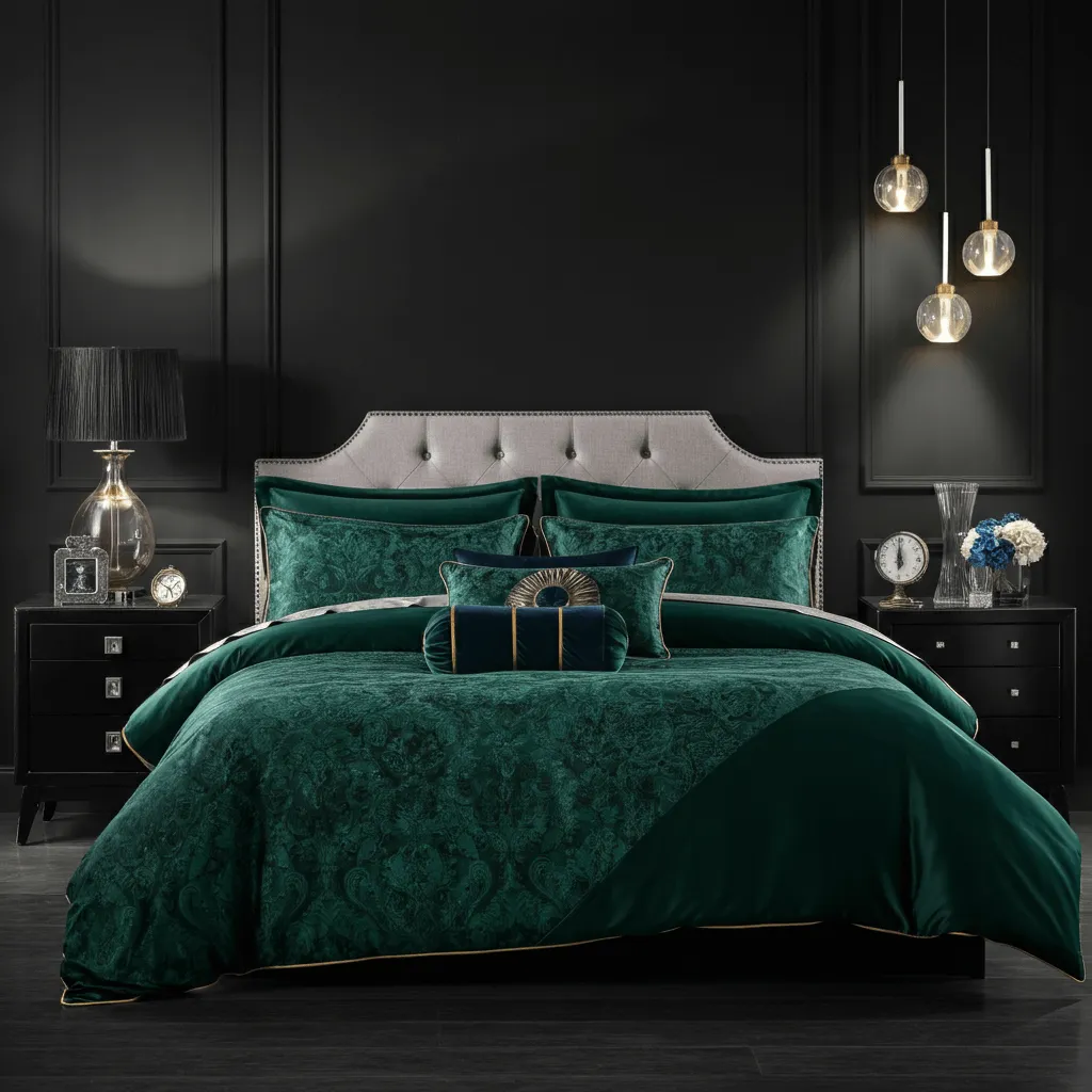 Black and Jewel Tones