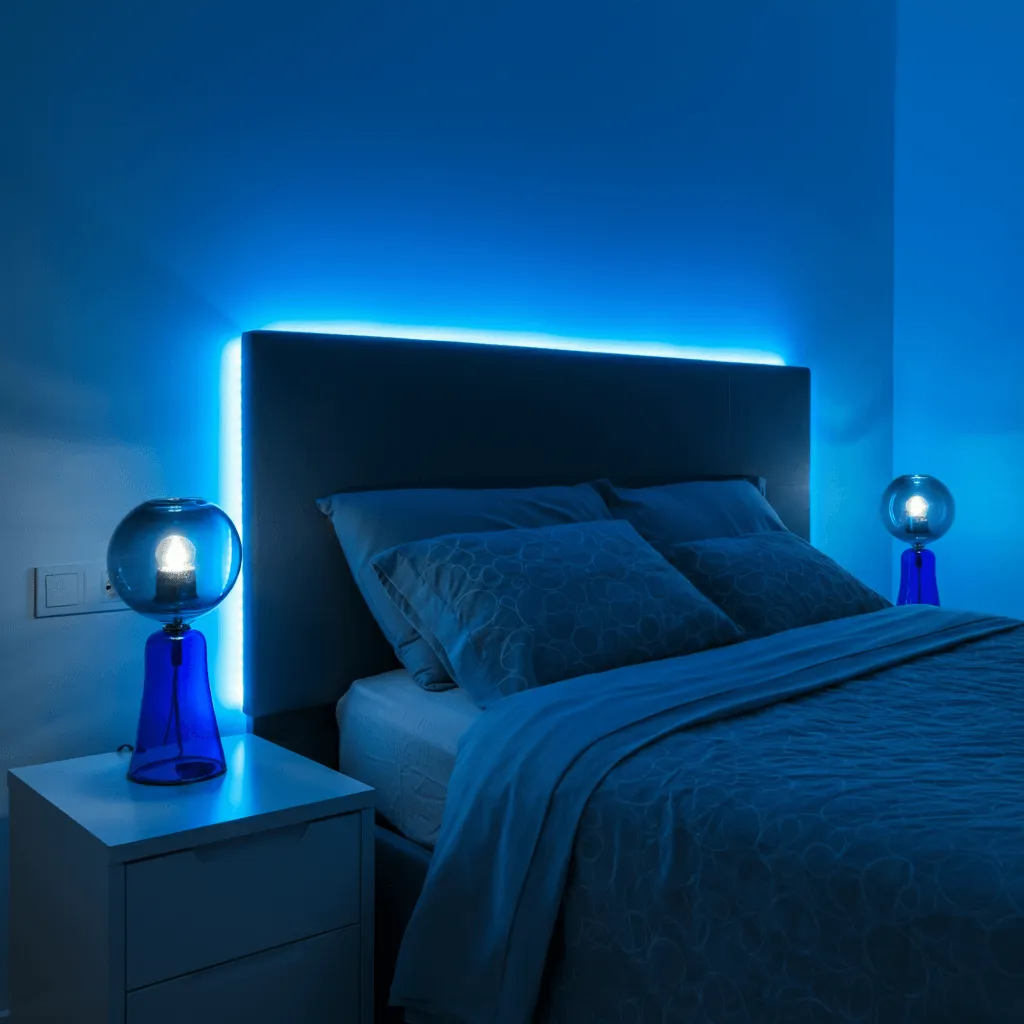Blue Lighting Accents