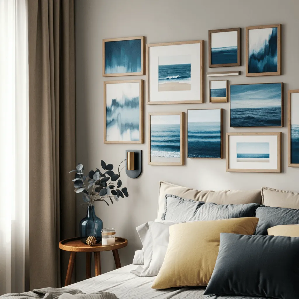 Blue-Themed Wall Art