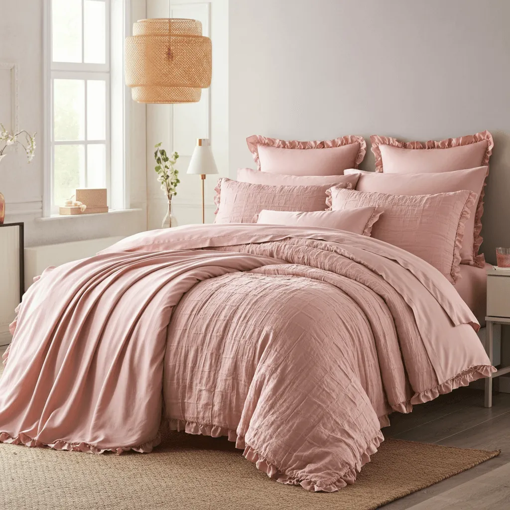 Blush Monochromatic Bedding