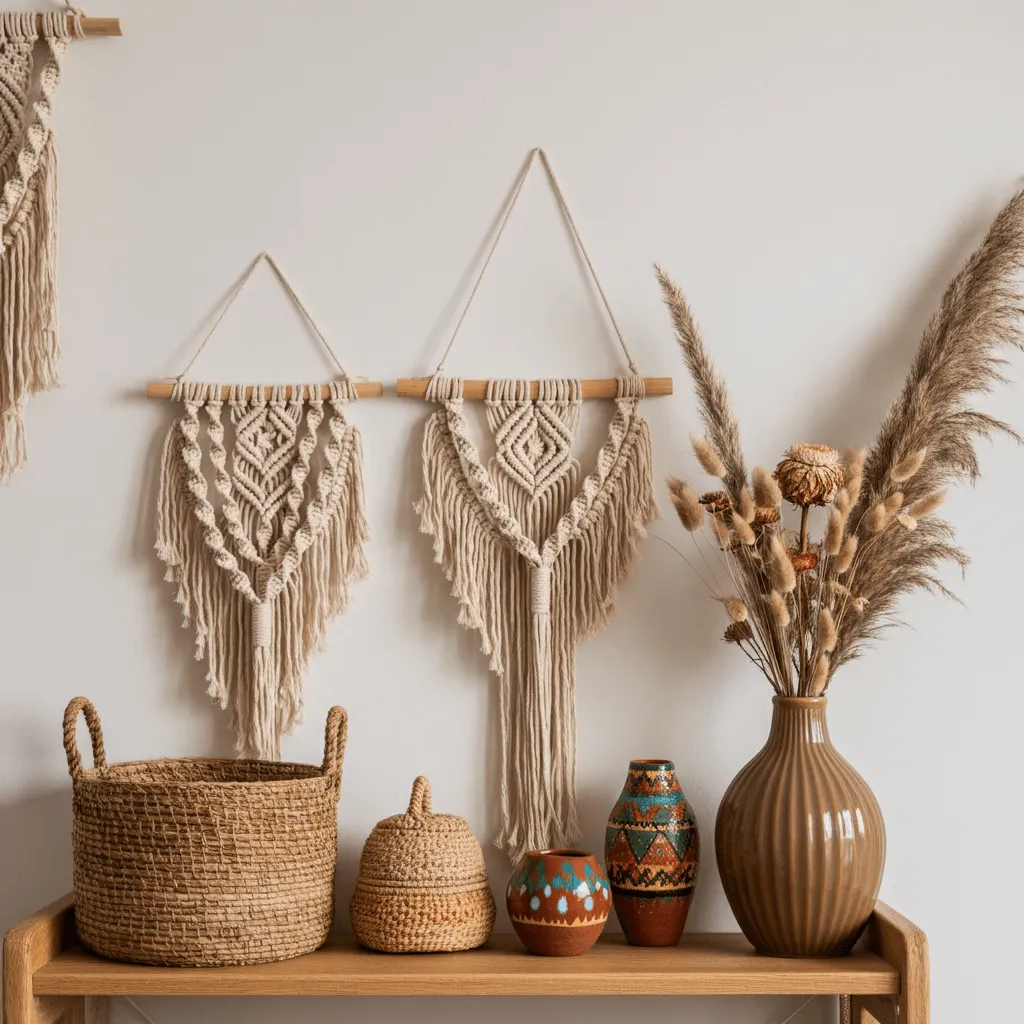 Bohemian Shelf Styling