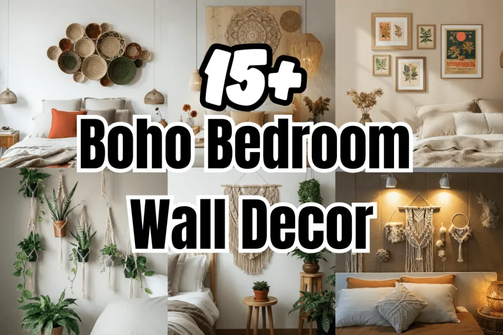 15+ Ultimate Boho Bedroom Wall Decor Guide for Free-Spirited Style 11 Boho Bedroom Wall Decor