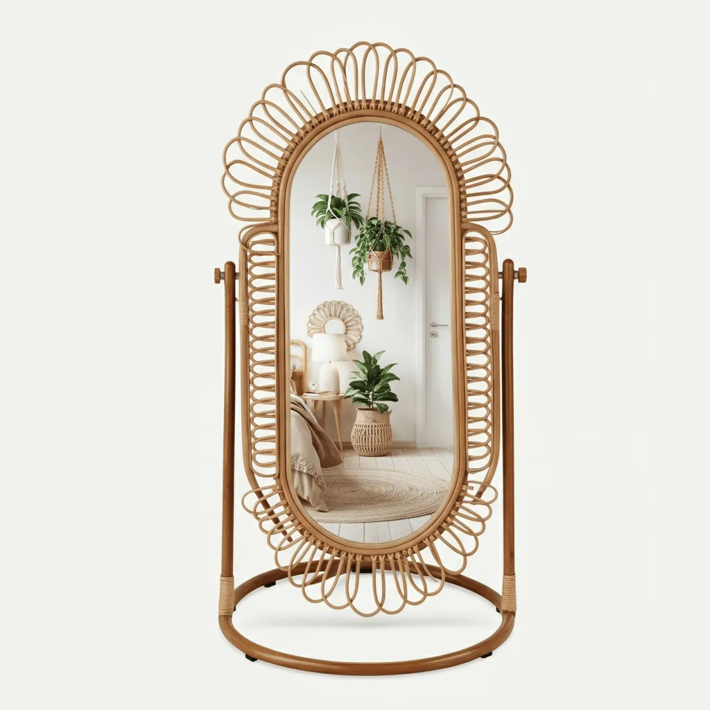 Boho Freestanding Mirror