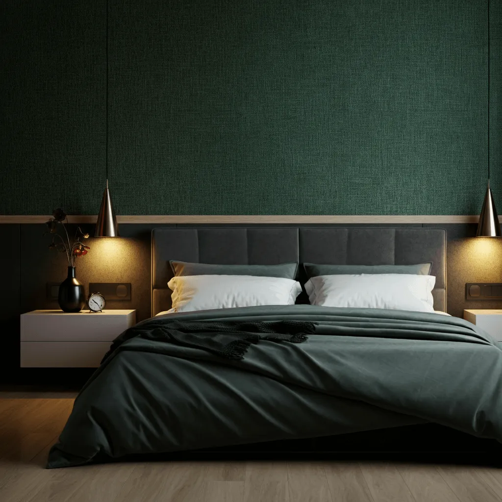 Bold Accent Wall Bedroom