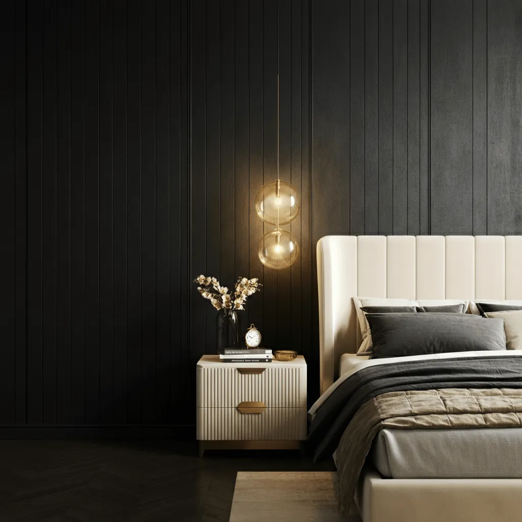 Bold Accent Wall Bedroom