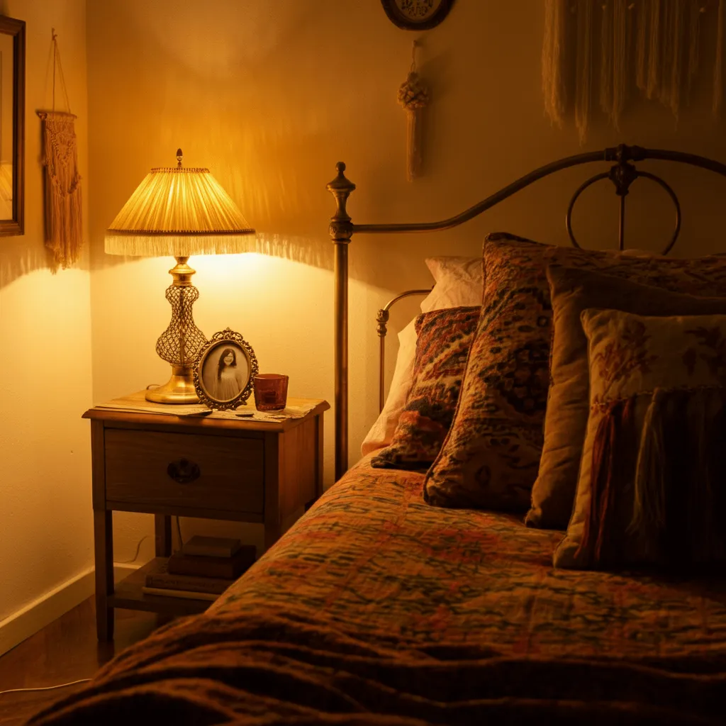 Brass Accents Boho Bedroom