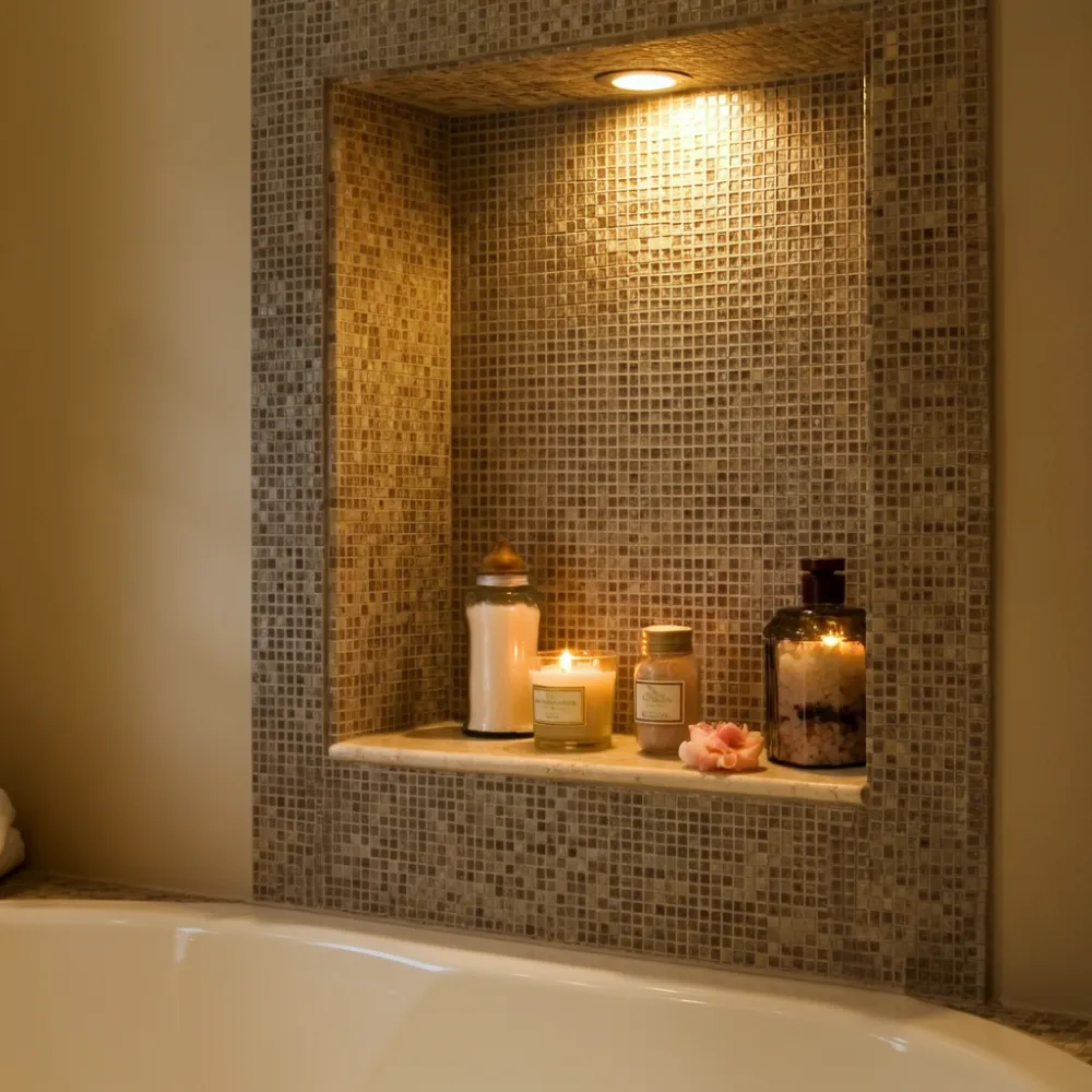 Built-In Bathtub Niche Bathroom