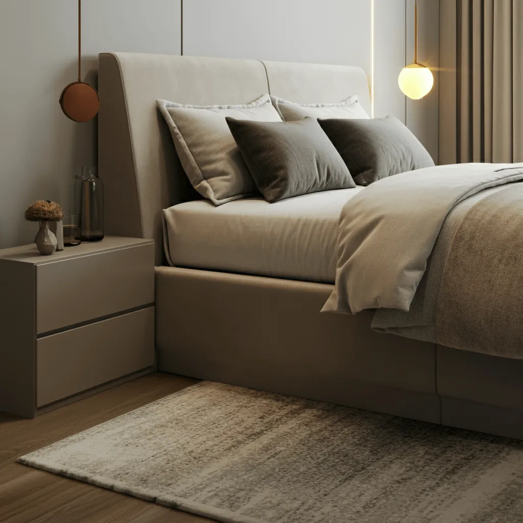 Built-In Bed End Bench