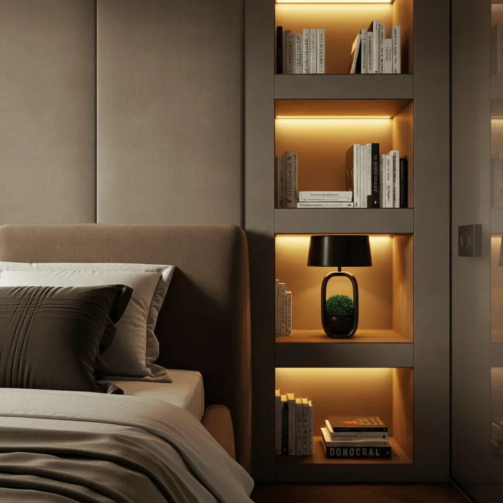 Built-In Bedside Niches