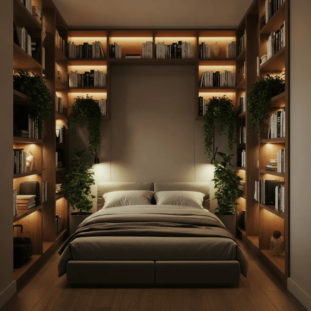 Built-In Bookshelves