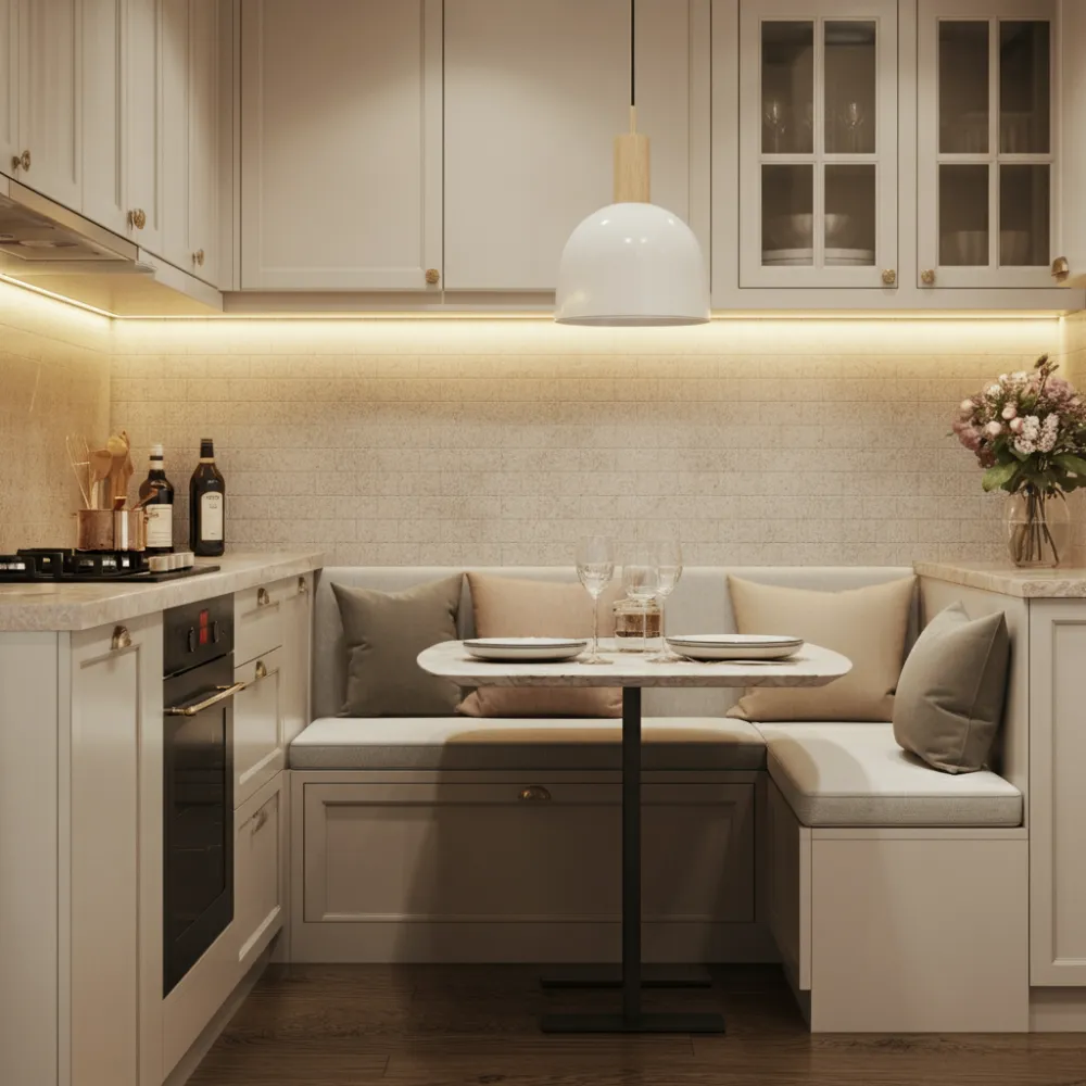 Built-In Seating Kitchen