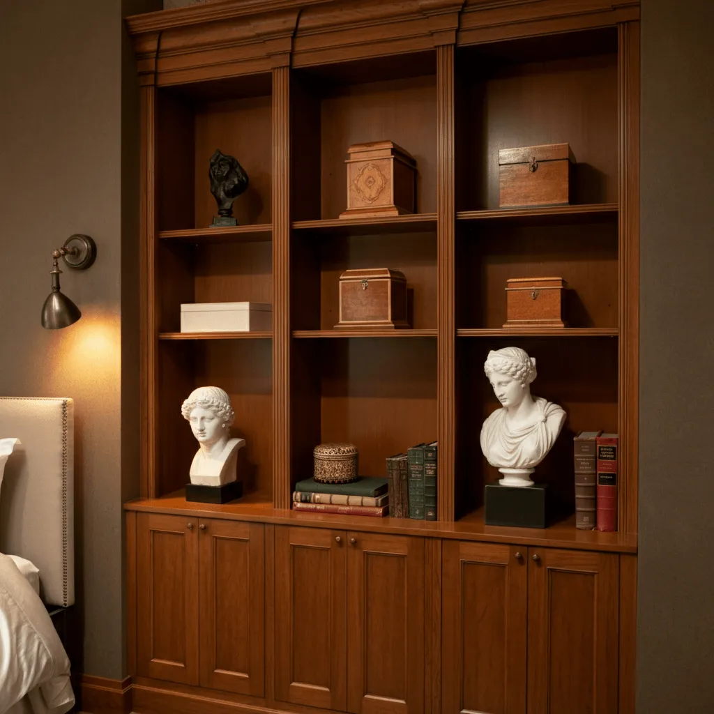 Built-In Shelving Elegance