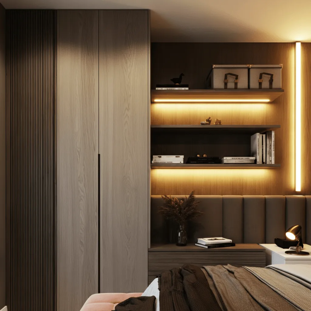 Built-In Storage Bedroom