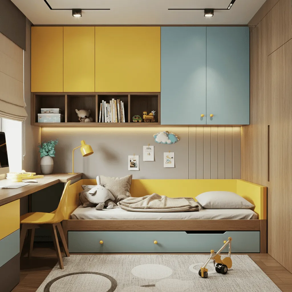 10 Trundle Bed Ideas to Maximize Space and Style 7 Built-In Trundle for Kids