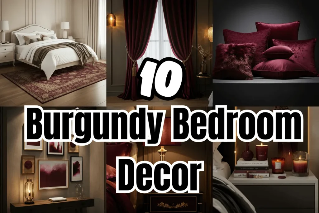 Burgundy Bedroom Decor