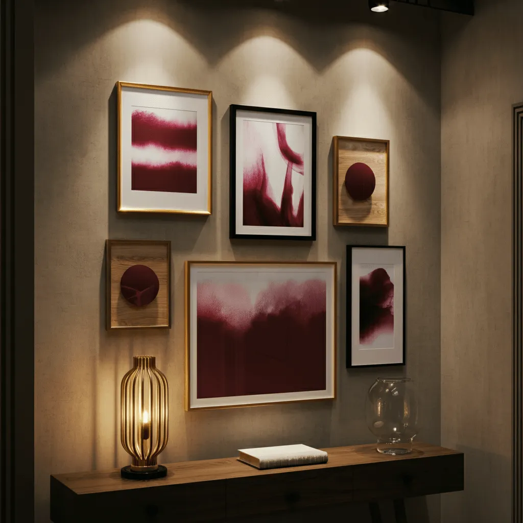 Burgundy Wall Art