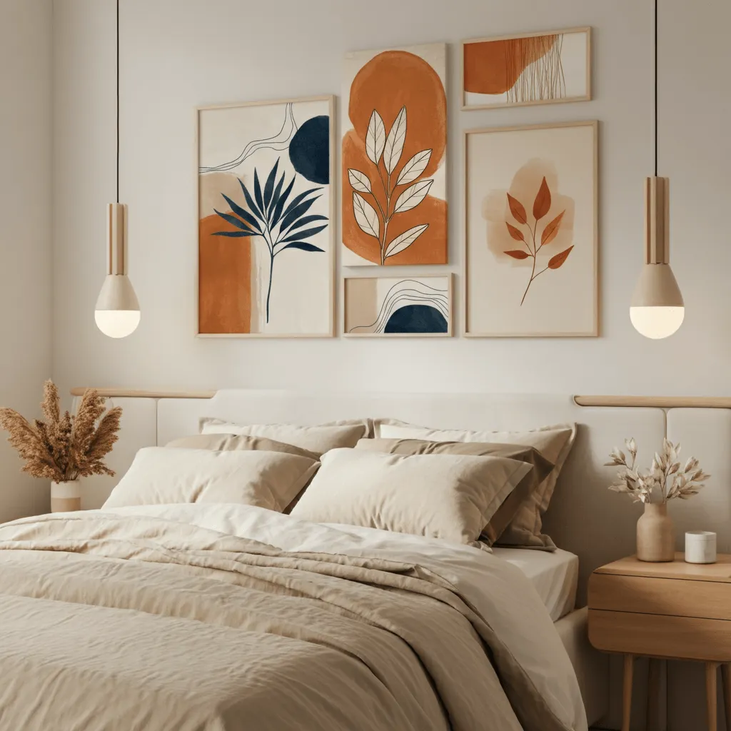 Burnt Orange Art Pieces