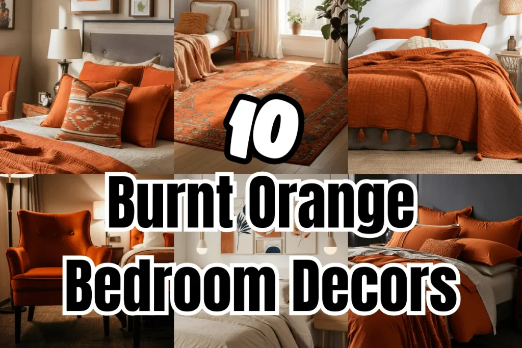 Burnt Orange Bedroom Decors