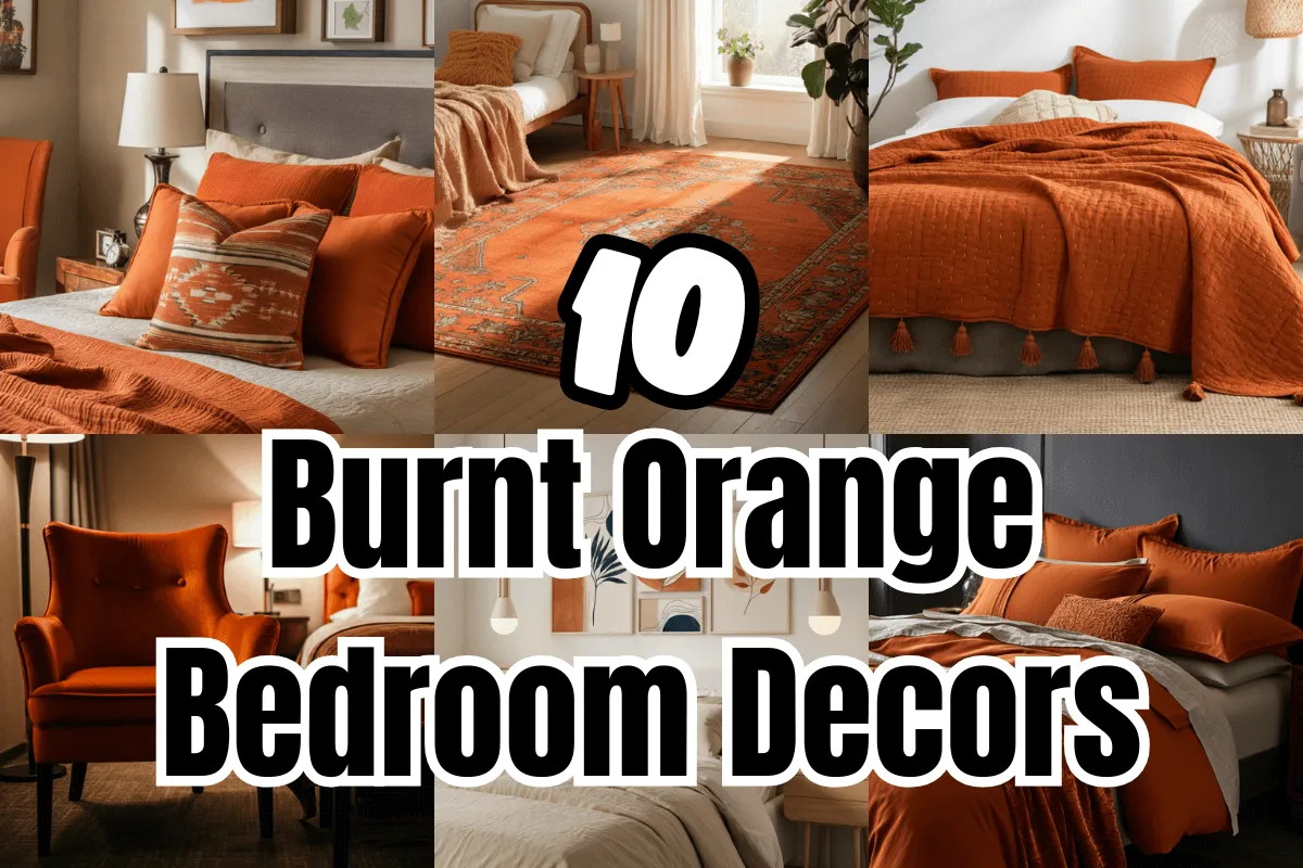 Burnt Orange Bedroom Decors