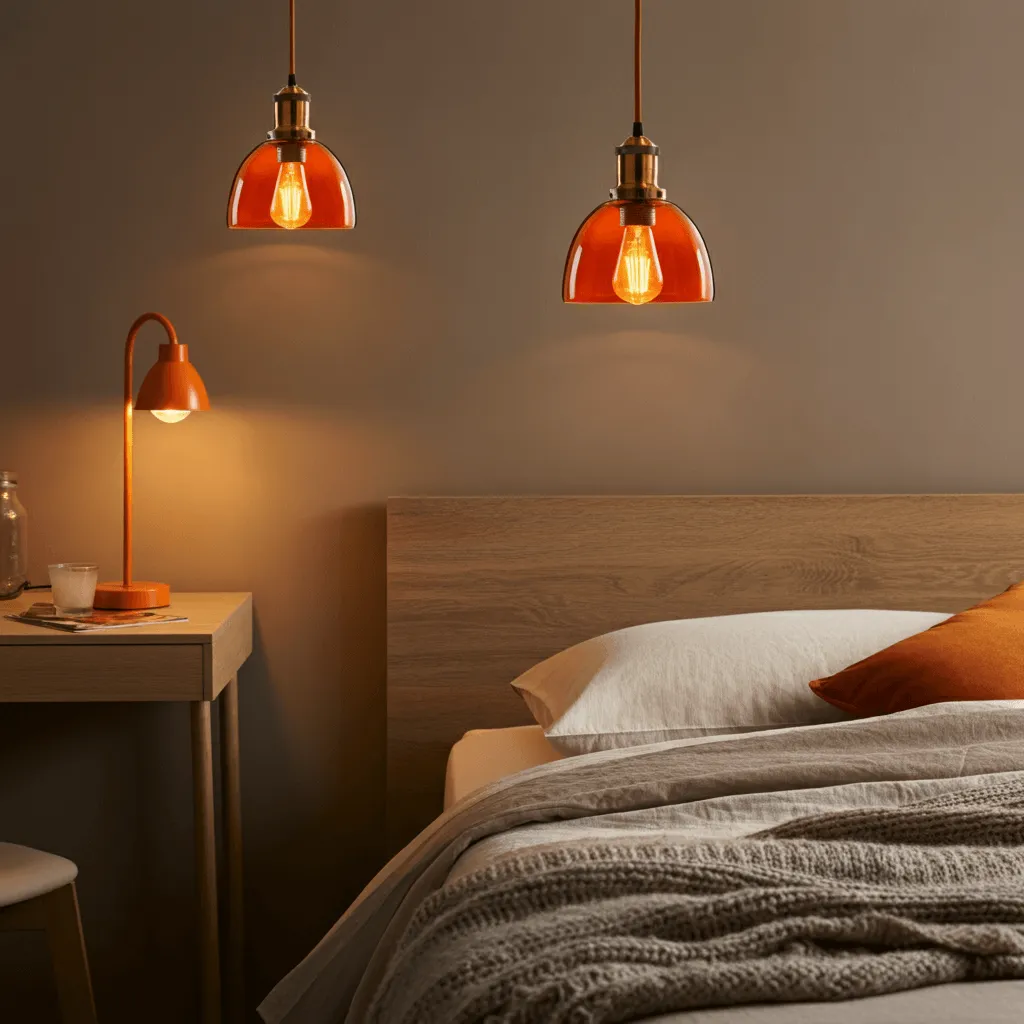 Burnt Orange Lighting Fixtures